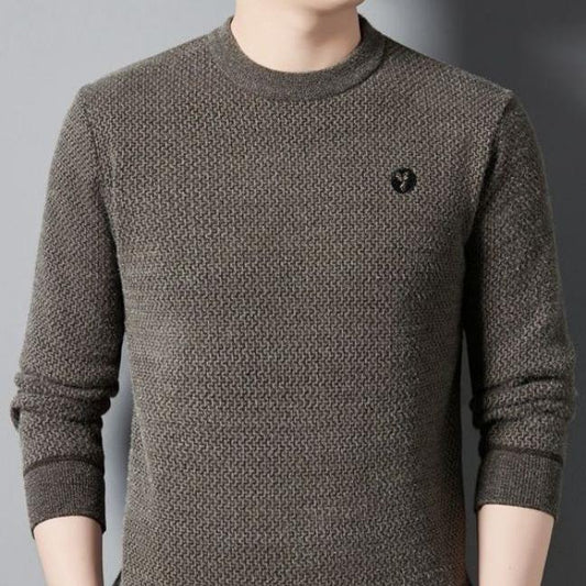🎅 Hauts à col rond chauds et confortables pour hommes -